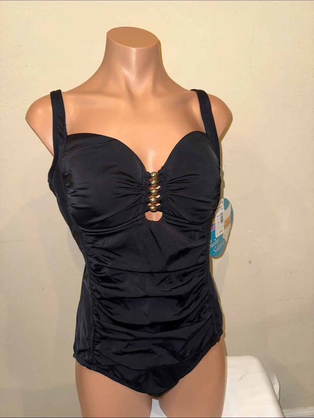NWT Swim Solutions one piece swimsuit size 18 - Picture 3 of 4